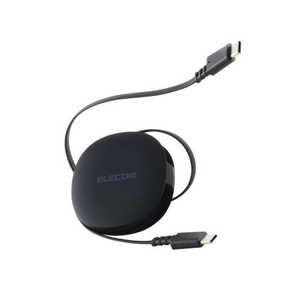 GR ELECOM 莮 [dP[u USB-C to USB-C 90cm PD60W f[^]Ή RpNg[ ubN MPA-CCRLC09BK
