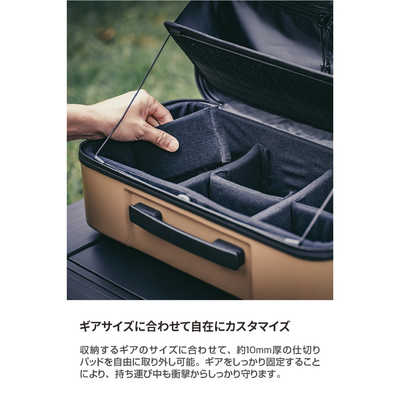 エレコム ELECOM ハードコンテナ ギアケース Lサイズ NESTOUT ブラック