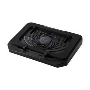 エレコム　ELECOM 冷却台 置き台 密閉タイプ 3段階高さ調整 18段階風量調整 ～18インチ対応 SX-CL24BK