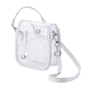 エレコム ELECOM チェキケース instax mini 12専用 クリア カメラケース マグネット式フラップ ストラップ付 ホワイト IC-CCM12WH エレコム ELECOM チェキケース instax mini 12専用 クリア カメラケース マグネット式フラップ ストラップ付 ホワイト IC-CCM12WH
