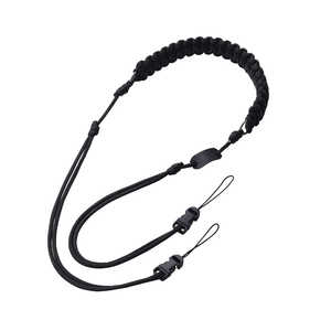 エレコム ELECOM カメラストラップ 首掛け / 肩掛け / たすき掛け チェキ instax 写ルンです コンデジ対応 ロープ編み 長さ調整可 ブラック IC-STSDKNBK エレコム ELECOM カメラストラップ 首掛け / 肩掛け / たすき掛け チェキ instax 写ルンです コンデジ対応 ロープ編み 長さ調整可 ブラック IC-STSDKNBK