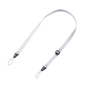 エレコム ELECOM カメラストラップ 首掛け / 肩掛け / たすき掛け チェキ instax 写ルンです コンデジ対応 長さ調整可 ホワイト IC-STSDM12WH エレコム ELECOM カメラストラップ 首掛け / 肩掛け / たすき掛け チェキ instax 写ルンです コンデジ対応 長さ調整可 ホワイト IC-STSDM12WH