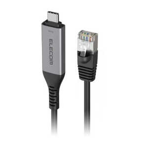 GR ELECOM LANϊA_v^ mUSB-C IXX LANn 1GbpsΉ / JeS[6 (Mac/WindowsΉESwitchΉ) ubN LD-CL1G50BK