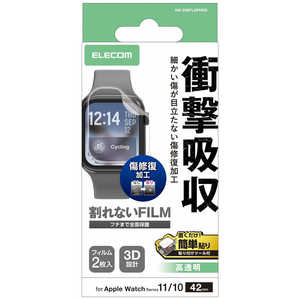 �G���R�� ELECOM Apple Watch 42mm �t�B���� �Ռ��z�� �����y�A �h�w�� �\�t�c�[���t AW-25BFLAPKRG