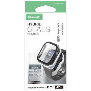 GR ELECOM Apple Watch 42mm tJo[P[X v~AKX  ^bN AW-25BFCGPBK