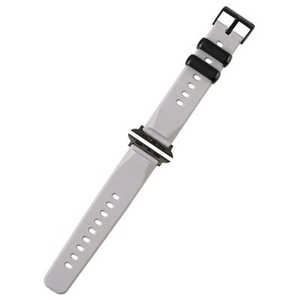 �G���R�� ELECOM �A�b�v���E�H�b�` �o���h Apple Watch Ultra 3 / SE ��3���� / Series 11 �m 49 46 45 44 42mm �n �V�{���H �x���g ZEROSHOCK �O���[ AW-25ABDZ