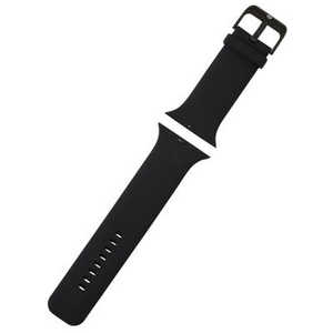 �G���R�� ELECOM �A�b�v���E�H�b�` �o���h Apple Watch SE ��3���� / Series 11 �m 42 41 40 38mm �n �V���R�� �x���g TOUGH SLIM �u���b�N AW-25BBDTSBK