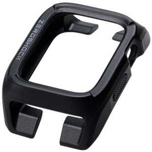 �G���R�� ELECOM �A�b�v���E�H�b�` �J�o�[ Apple Watch SE ��3���� / ��2���� �m 44mm �n �o���p�[ �Ռ��ɘa �P�[�X ZEROSHOCK �u���b�N AW-25DFCZEROBK