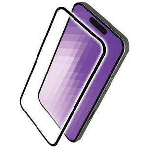 エレコム　ELECOM iPhone 17 ガラスフィルム 2次強化 フレーム付き 反射防止 PMCA25AFLGFHM