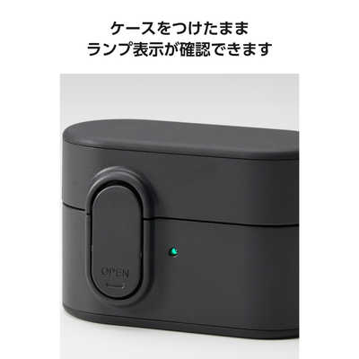 SONY WF-1000XM6 ワイヤレスイヤホン ブラック　エレコムケース付き エレコム ELECOM WF-1000XM6 ハイブリッドケース ToughSlim ブラック