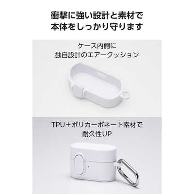 エレコム ELECOM WF-1000XM6 ハイブリッドケース ToughSlim ホワイト