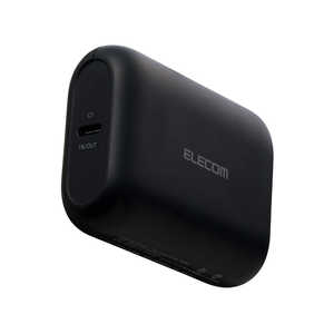 �G���R�� ELECOM ���o�C���o�b�e���[ 10000mAh ���^ �y�� 15W �c�ʕ\�� USB-C USB-A USB-C�P�[�u���t�� �u���b�N DE-C89L-10000BK