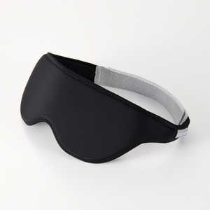 エレコム　ELECOM 遮光アイマスク 立体3D 睡眠用 光漏れにくい 横向き・寝返り対応 ピタッとベルト チクチクしにくい 金具なし 手洗い可 遮光率100％素材 ECLEAR(エクリア) ブラック HCI-SEMBK