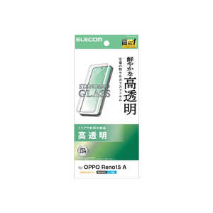 �G���R�� ELECOM OPPO Reno15A �K���X�t�B���� ������ PM-O261FLGG
