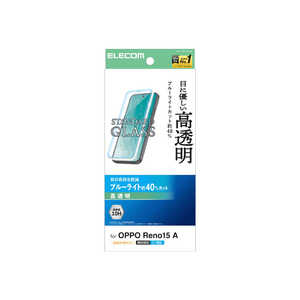 �G���R�� ELECOM OPPO Reno15A �K���X�t�B���� ������ �u���[���C�g�J�b�g PM-O261FLGGBL