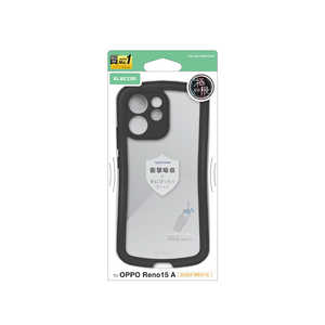 �G���R�� ELECOM OPPO Reno15A Grippy �t���[���J���[ �Ɍ� PM-O261GRPFCKBK