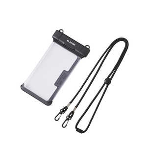 ���쥳�� ELECOM ���ޥ����ɿ奱���� IP68 Ω�ι�¤ ��󥿥å� P-WPSR26BK