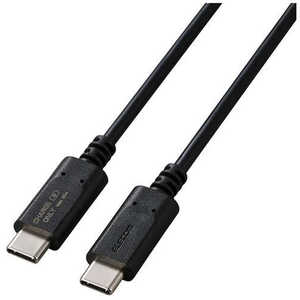 �G���R�� ELECOM USB C-C PD�Ή� 60W�Ή� �X�^���_�[�h �[�d��p 1.0m USB-CCFC10BK