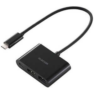 エレコム　ELECOM ドッキングステーションUSB PD対応 USB-A×1 USB-C×1 HDMI×1 DST-030BPBK