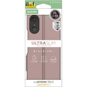 �G���R�� ELECOM arrows We3 �蒠�^�P�[�X ���^ ���Εt �Ɍ� �y�[���s���N PM-F261PLFUKPN