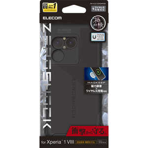 �G���R�� ELECOM Xperia 1 VIII ZEROSHOCK �P�[�X �Ɍ� MAGKEEP PM-X261ZEROMKBK
