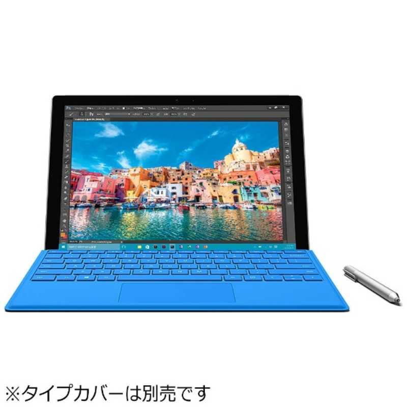 マイクロソフト　Microsoft マイクロソフト　Microsoft キーボード別売「Surface Pro 4（Core-M／128GB／4GBモデル）」 Windowsタブレット［Office付き・12.3型］ （シルバー） SU300014 SU300014