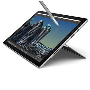 マイクロソフト　Microsoft キーボード別売「Surface Pro 4（Core-M／128GB／4GBモデル）」　Windowsタブレット［Office付き・12.3型］　SU3-00014　（2015年モデル・シルバー）　シルバー SU300014