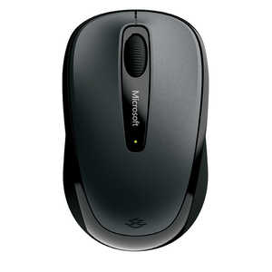 マイクロソフト Microsoft マイクロソフト マウス Wireless Mobile Mouse 3500 ブラック [BlueLED /無線(ワイヤレス) /USB] グレー GMF00423