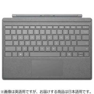 マイクロソフト　Microsoft 【純正】 Surface Pro / Surface Pro 4 / Surface Pro 3用　 Signature Type Cover　プラチナ　FFP-00019　プラチナ FFP00019