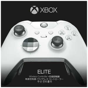 マイクロソフト　Microsoft Xbox One Elite ワイヤレスコントローラー ホワイト スペシャル エディション HM3-00013　ホワイト HM3-00013