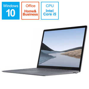 マイクロソフト　Microsoft Surface Laptop 13.5 i5 8 128 プラチナ VGY-00018 プラチナ