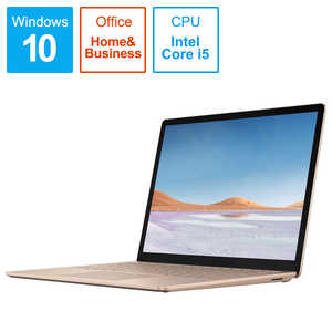 マイクロソフト　Microsoft Surface Laptop 13.5 i5/8/256 サンドストｰン V4C-00081