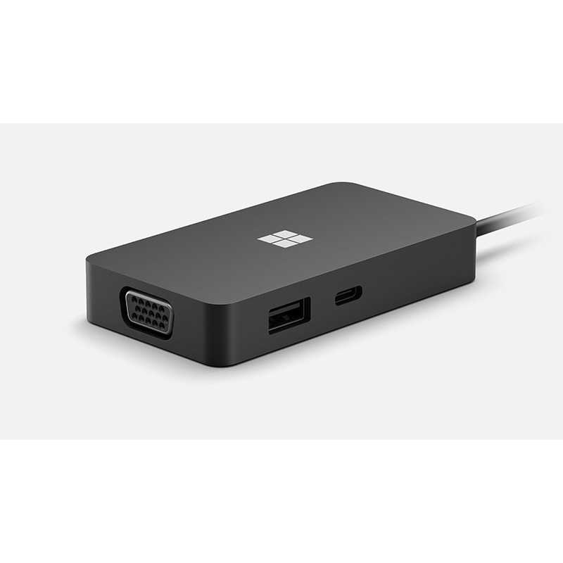 マイクロソフト　Microsoft マイクロソフト　Microsoft USB-C Travel Hub Black SWV-00006 SWV-00006