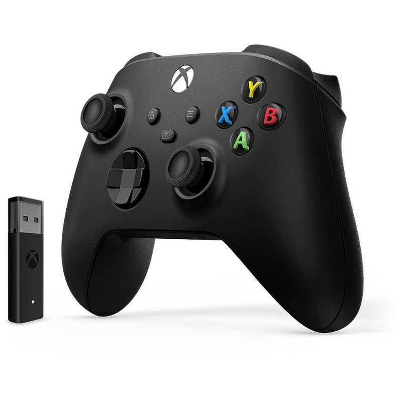 マイクロソフト　Microsoft マイクロソフト　Microsoft ワイヤレス コントローラー + ワイヤレス アダプタ for Windows 10 [Bluetooth･USB /Windows･Android] 1VA-00005 Xbox 1VA-00005 Xbox