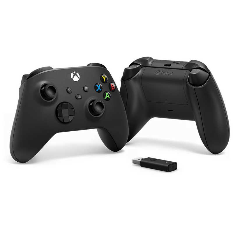 マイクロソフト　Microsoft マイクロソフト　Microsoft ワイヤレス コントローラー + ワイヤレス アダプタ for Windows 10 [Bluetooth･USB /Windows･Android] 1VA-00005 Xbox 1VA-00005 Xbox