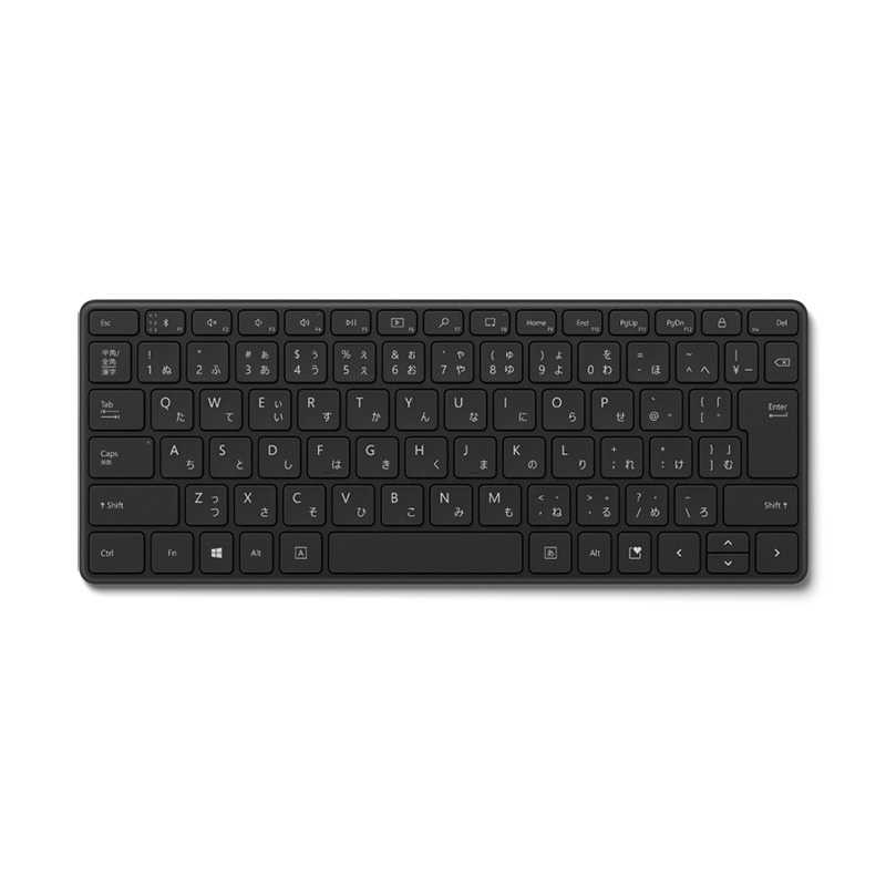 マイクロソフト　Microsoft マイクロソフト　Microsoft キーボード Designer Compact ブラック [Bluetooth /ワイヤレス] 21Y-00019 21Y-00019