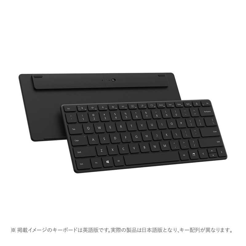 マイクロソフト　Microsoft マイクロソフト　Microsoft キーボード Designer Compact ブラック [Bluetooth /ワイヤレス] 21Y-00019 21Y-00019