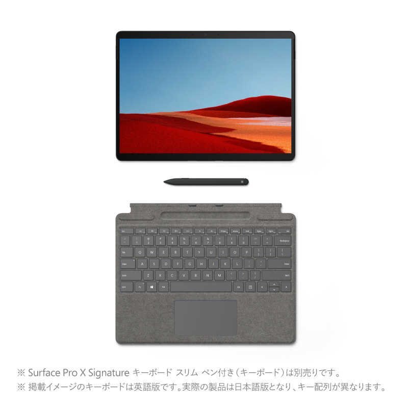 マイクロソフト　Microsoft マイクロソフト　Microsoft Surface Pro X 13.0型 Microsoft SQ2 SSD 512GB メモリ 16GB 1X3-00024 ブラック 1X3-00024 ブラック