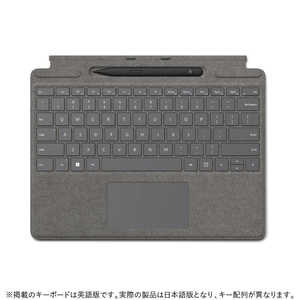 マイクロソフト　Microsoft Surface Pro スリム ペン2付き Signature キーボード プラチナ 8X6-00079