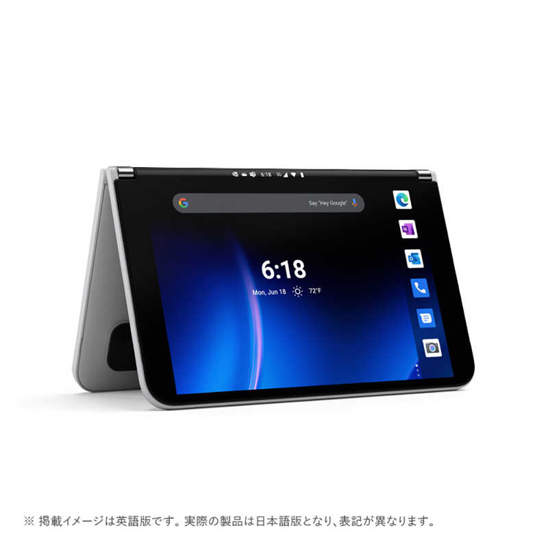 マイクロソフト　Microsoft マイクロソフト　Microsoft Surface Duo 2 グレイシア [8.3型/SIMフリーモデル/ストレージ：128GB] 9BW-00005 9BW-00005