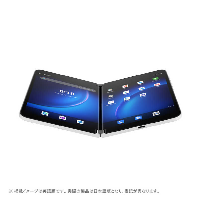 マイクロソフト　Microsoft マイクロソフト　Microsoft Surface Duo 2 グレイシア [8.3型/SIMフリーモデル/ストレージ：128GB] 9BW-00005 9BW-00005