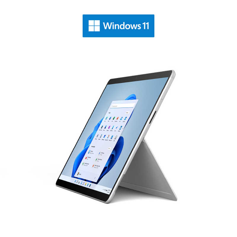 マイクロソフト　Microsoft マイクロソフト　Microsoft Surface Pro X プラチナ [13.0型 /Windows11 Home /Microsoft SQ1 /メモリ：8GB /SSD：128GB] E4K-00011 E4K-00011