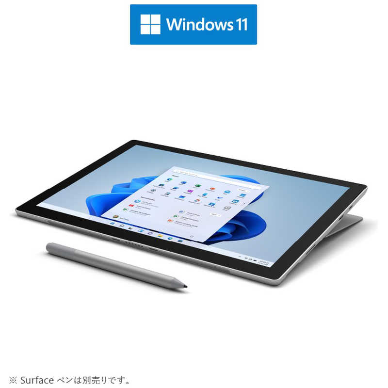 マイクロソフト　Microsoft マイクロソフト　Microsoft Surface Pro 7+ (12.3型/intel Core i5/メモリ：8GB/SSD：128GB/プラチナ) 282-00004 Windowsタブレット＋キーボード(ブラック) 282-00004 Windowsタブレット＋キーボード(ブラック)