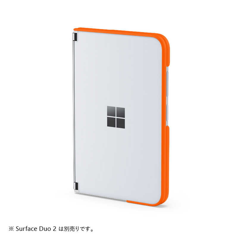 マイクロソフト　Microsoft マイクロソフト　Microsoft Surface Duo 2 バンパー ダーク オレンジ IPI-00024 IPI-00024