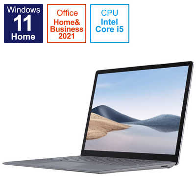 マイクロソフト　Microsoft 【アウトレット】Surface Laptop 4 13.5 i5/8/512(Win11/Office2021)　 ﾌﾟﾗﾁﾅ 5BT00087