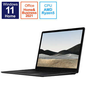 ＜コジマ＞ マイクロソフト Microsoft Microsoft 【学割モデル】 Surface Laptop 4 ブラック (13.5型/AMD Ryzen 5/メモリ：16GB/SSD：256GB/2022年モデル) ブラック N1P00002