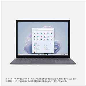 マイクロソフト　Microsoft Surface Laptop 5 13.5インチ プラチナ [Windows 11 Home/Core i5/メモリ:8GB/SSD:256GB] QZI-00020