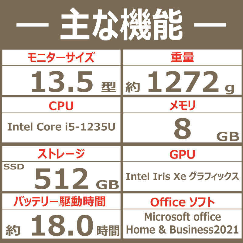 マイクロソフト　Microsoft マイクロソフト　Microsoft Surface Laptop 5 13.5インチ プラチナ [Windows 11 Home/Core i5/メモリ:8GB/SSD:512GB] R1S-00020 R1S-00020