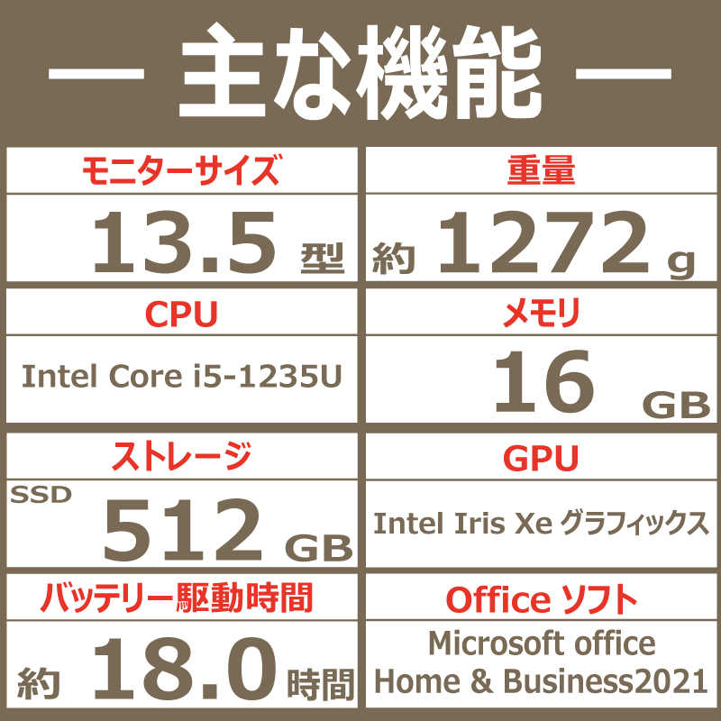 マイクロソフト　Microsoft マイクロソフト　Microsoft 【アウトレット】Surface Laptop 5 13.5インチ プラチナ [Windows 11 Home/Core i5/メモリ:16GB/SSD:512GB] R8N-00020 R8N-00020