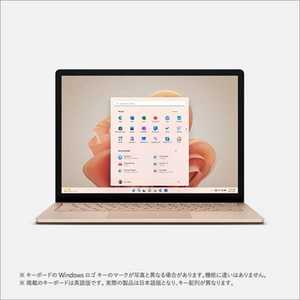 マイクロソフト　Microsoft 【アウトレット】Surface Laptop 5 13.5インチ サンドストーン [Windows 11 Home/Core i5/メモリ:16GB/SSD:512GB] R8N-00072